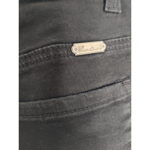 KanCan Distressed Destroyed Black Denim Skinny Jeans Size 24 high waisted - Picture 8 of 10